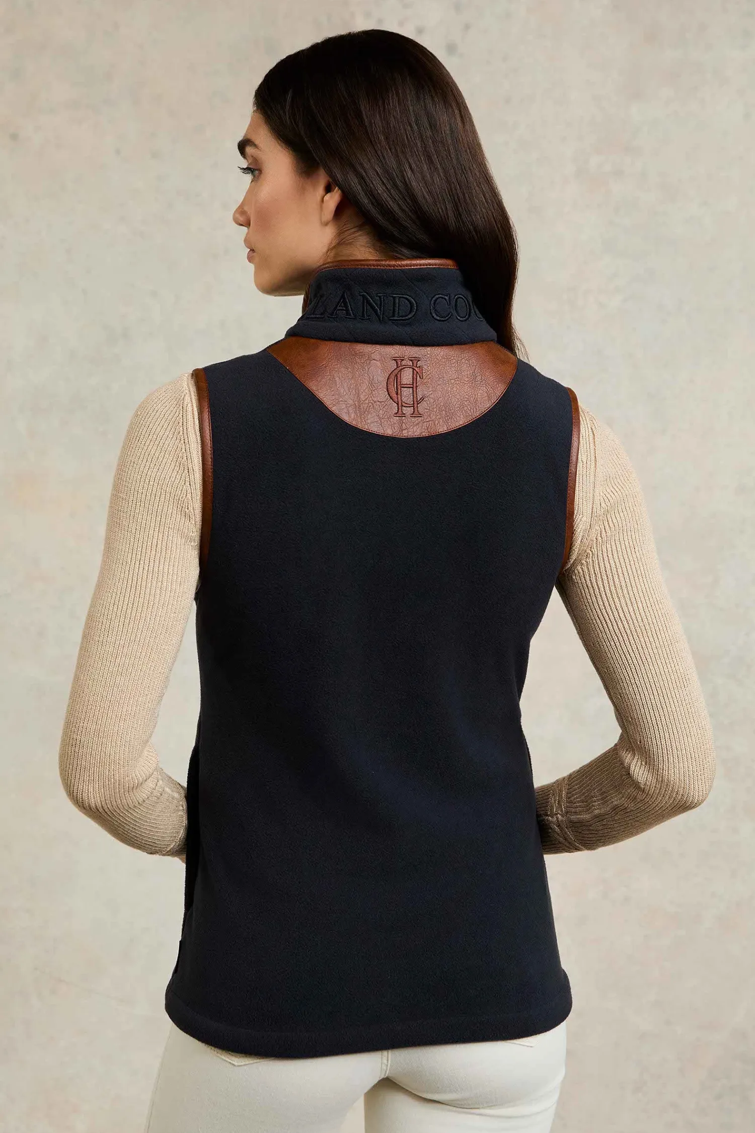Hot Country Fleece Gilet (Ink Navy) Women Gilets|Fleeces
