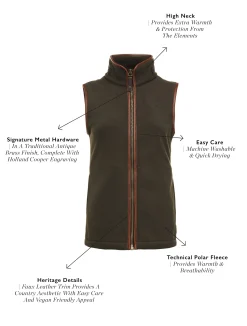 Discount Country Fleece Gilet Women Fleeces|Fleeces
