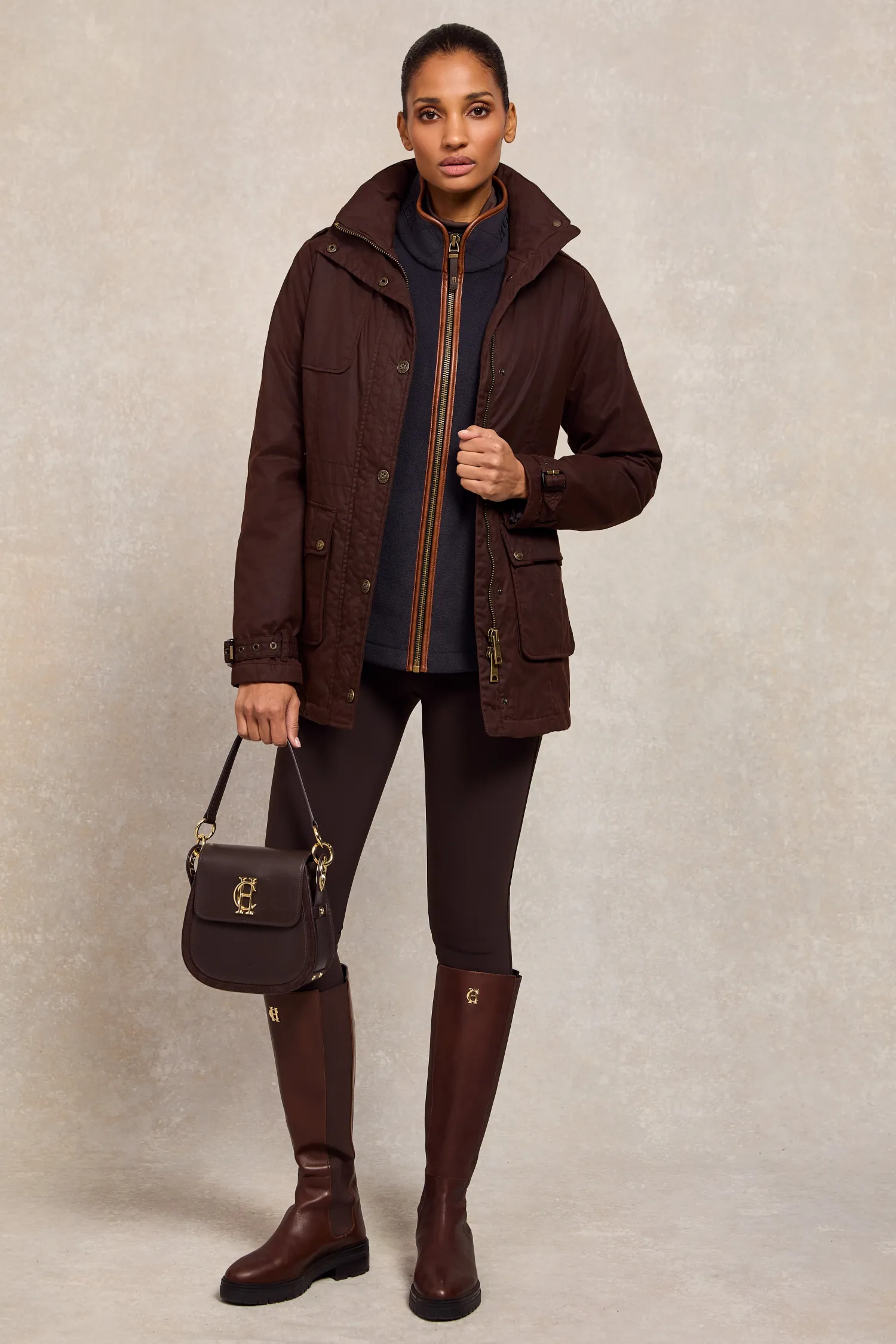 Outlet Country Fleece Jacket (Ink Navy) Women Jackets|Jackets