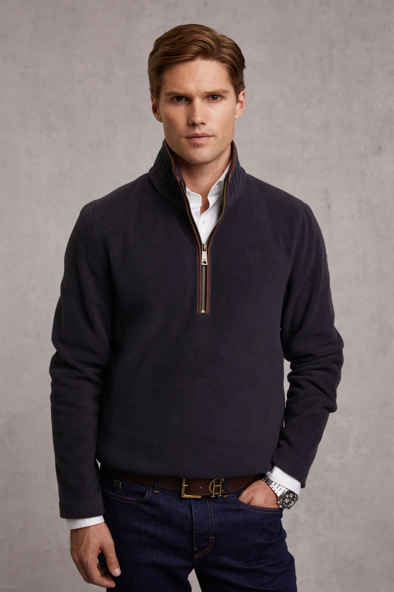 Sale Country Fleece Quarter Zip (Ink Navy) Fleeces