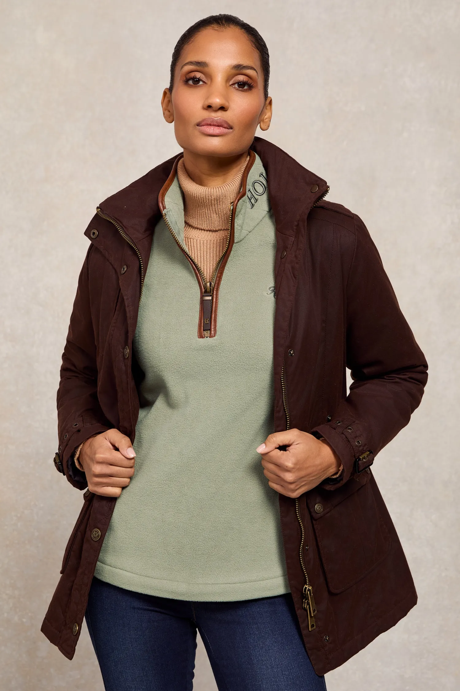 Discount Country Fleece Quarter Zip Women Fleeces|Fleeces