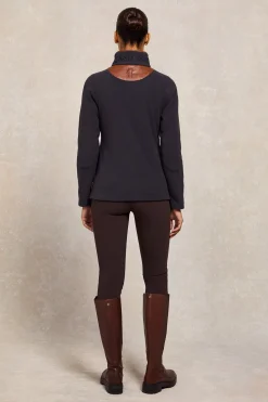 Best Country Fleece Quarter Zip (Ink Navy) Women Fleeces|Fleeces