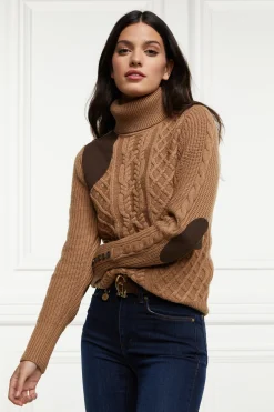 Fashion Country Roll Neck Knit Women Knitwear