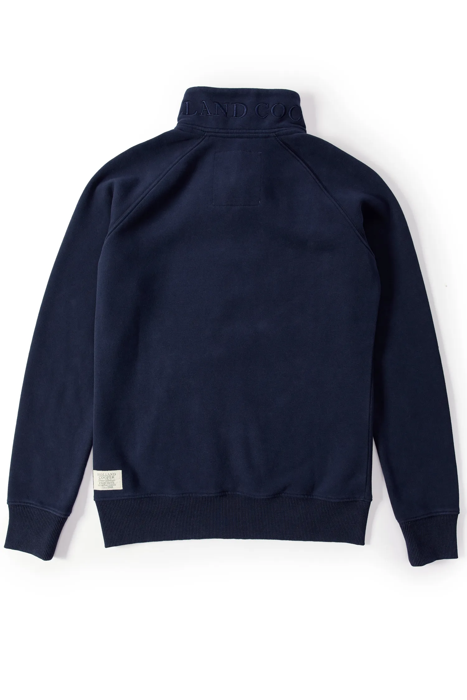 Hot Crest Zip Henley (Ink Navy) Women Hoodies & Sweatshirts|Sweatshirts