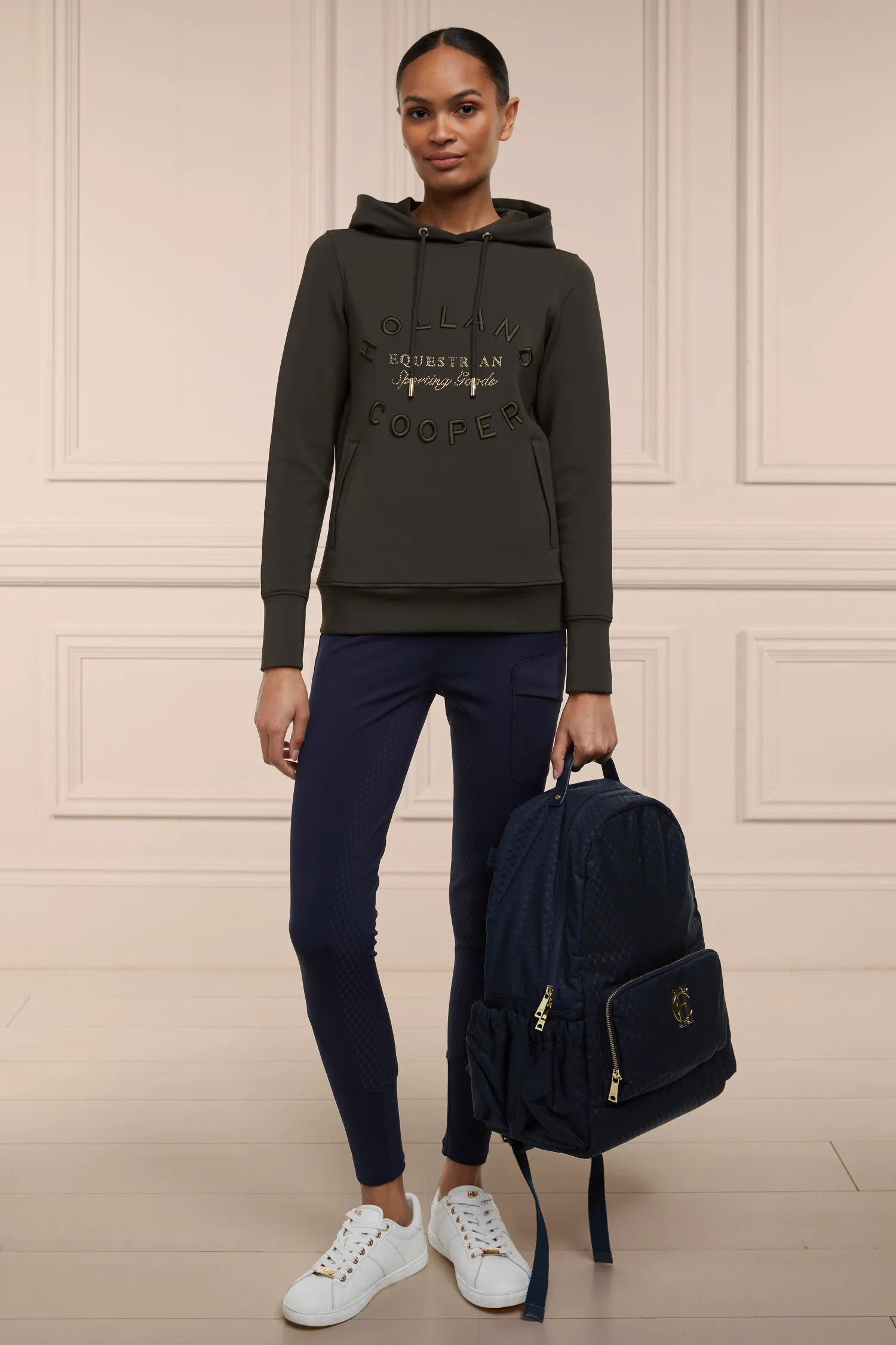 Outlet Crystal Hoodie (Heritage Khaki) Hoodies & Sweatshirts