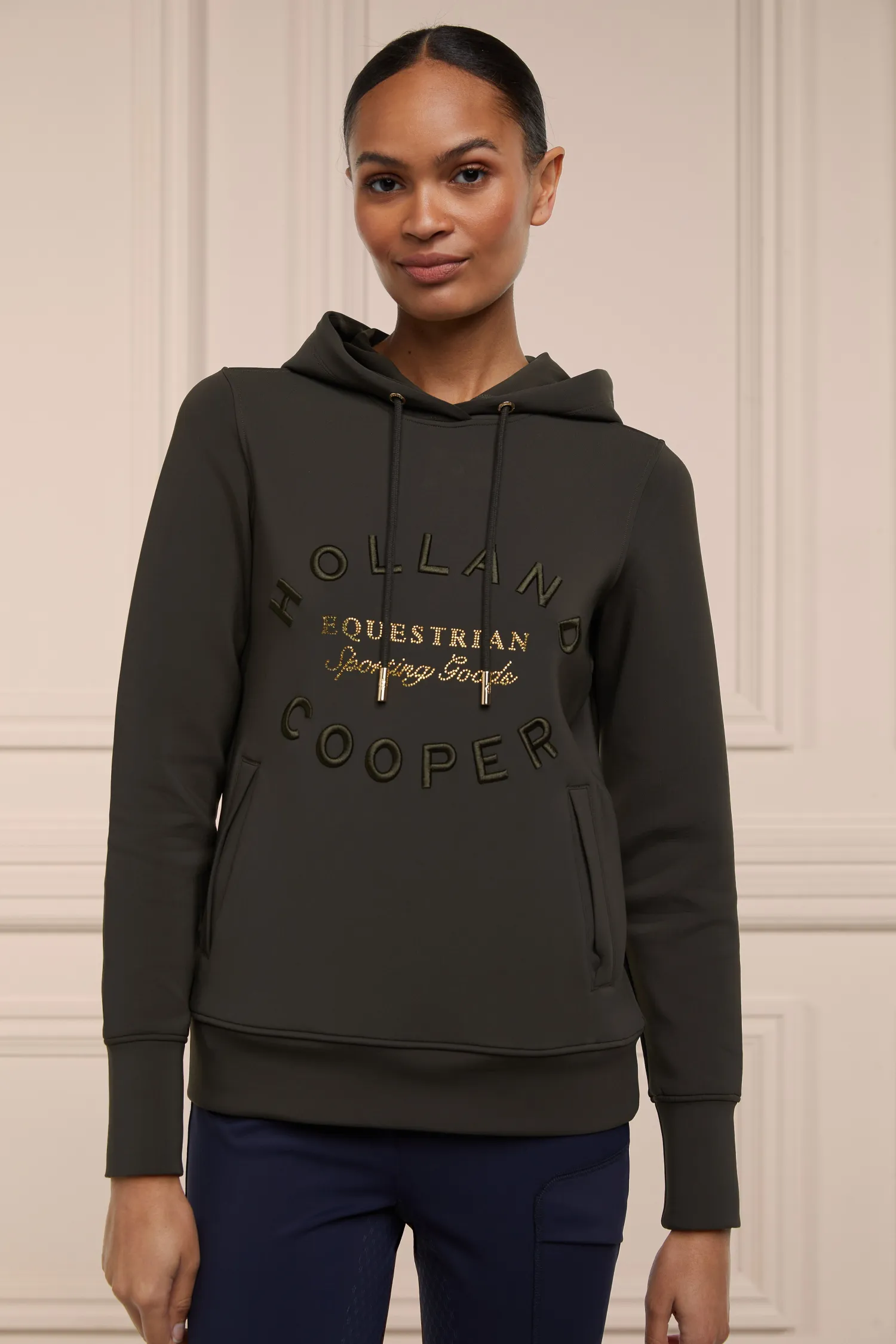 Outlet Crystal Hoodie (Heritage Khaki) Hoodies & Sweatshirts