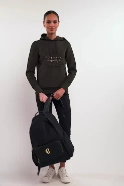 Outlet Crystal Hoodie (Heritage Khaki) Hoodies & Sweatshirts