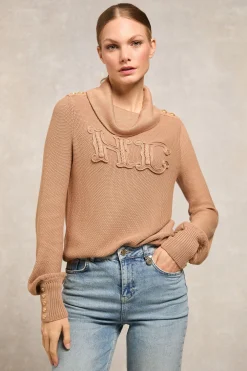 Fashion Daisy Roll Neck Knit Women Knitwear