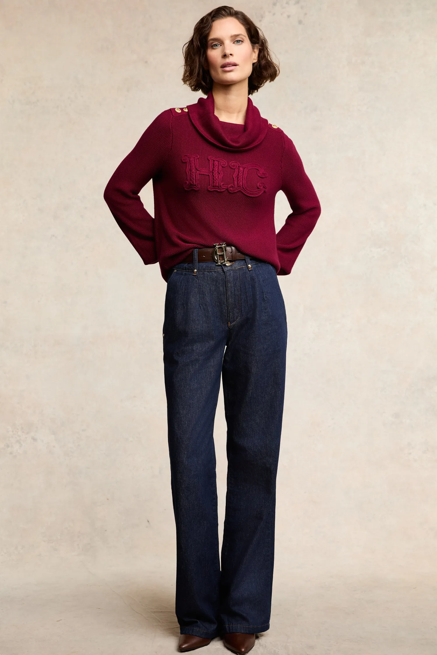 Best Daisy Roll Neck Knit Women Knitwear