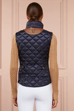 Sale Diamond Quilt Classic Gilet (Ink Navy) Women Gilets|Gilets