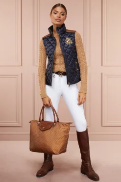 Sale Diamond Quilt Classic Gilet (Ink Navy) Women Gilets|Gilets