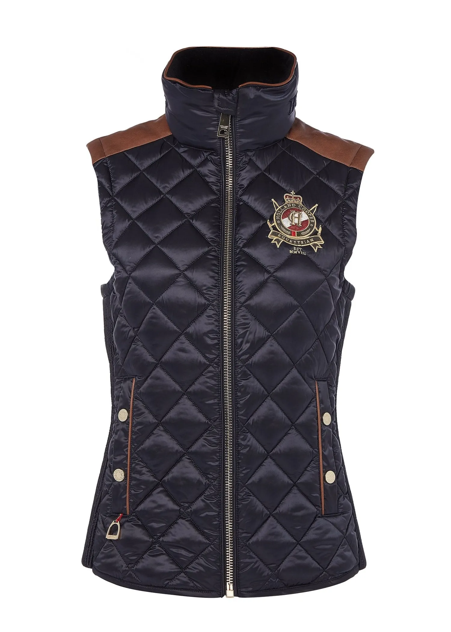 Sale Diamond Quilt Classic Gilet (Ink Navy) Women Gilets|Gilets