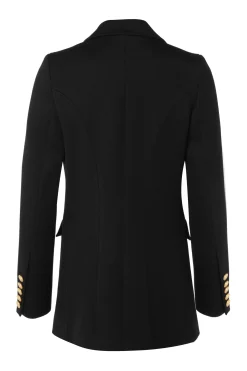 Sale Double Breasted Blazer (Black Twill) Women Blazers|Tailoring