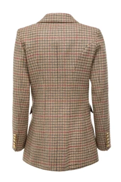 Clearance Double Breasted Blazer (Charlton Tweed) Women Blazers|Tailoring