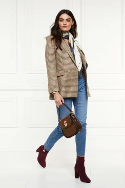Clearance Double Breasted Blazer (Charlton Tweed) Women Blazers|Tailoring