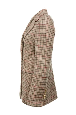 Clearance Double Breasted Blazer (Charlton Tweed) Women Blazers|Tailoring