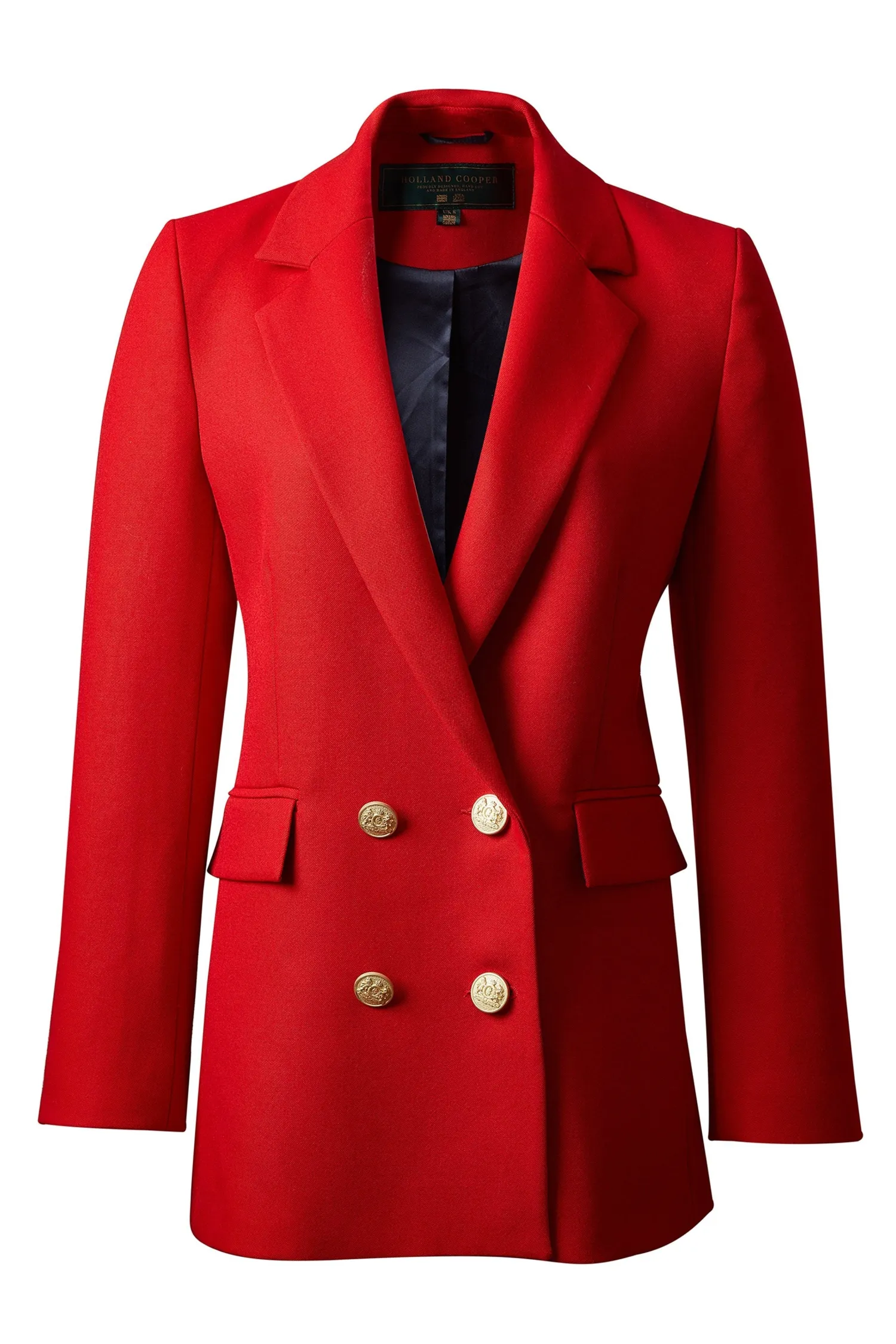 Sale Double Breasted Blazer (Red Barathea) Women Blazers|Tailoring