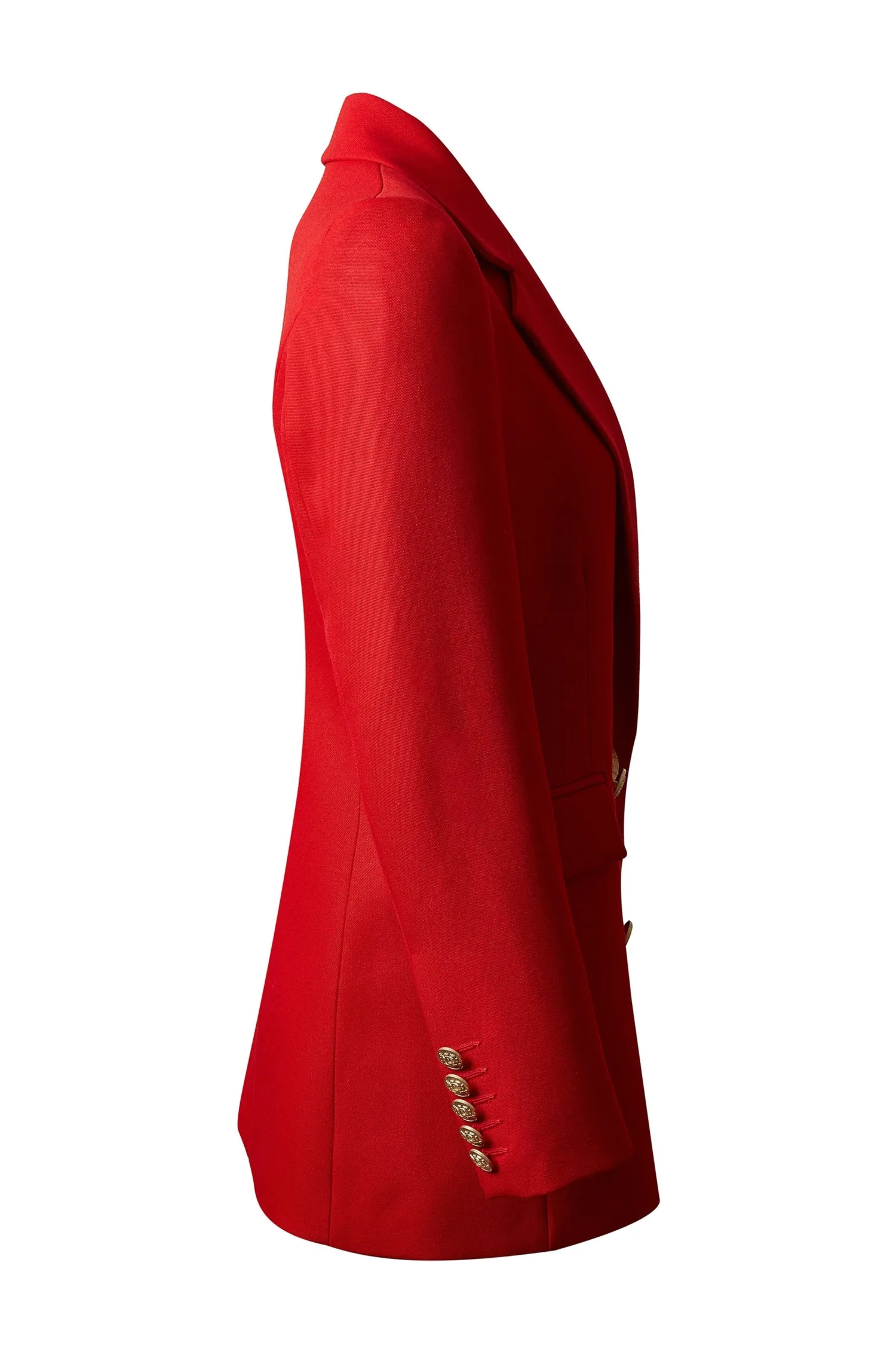 Sale Double Breasted Blazer (Red Barathea) Women Blazers|Tailoring