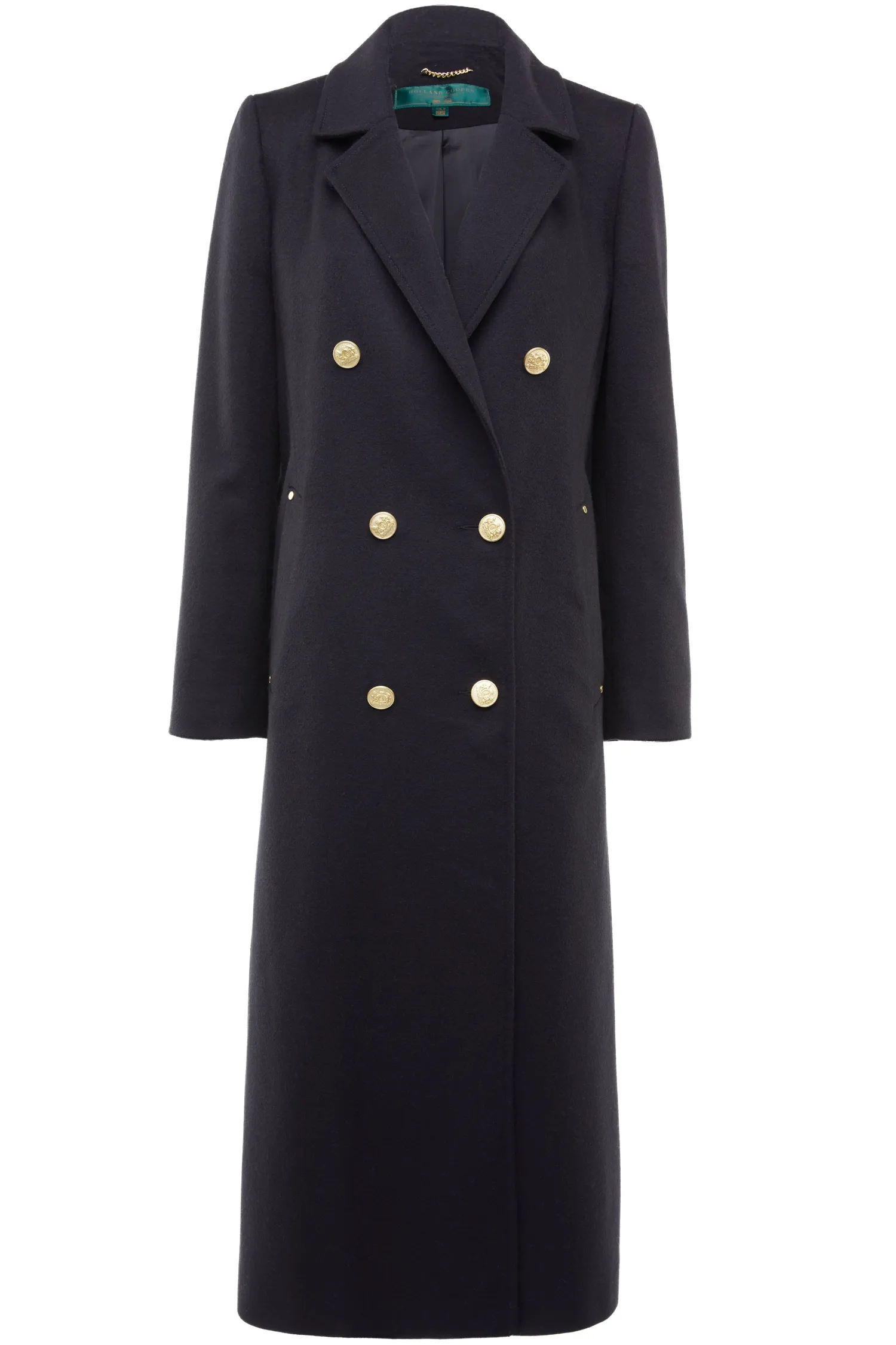 Discount Double Breasted Coat (Soft Black) Women Coats|Tailoring