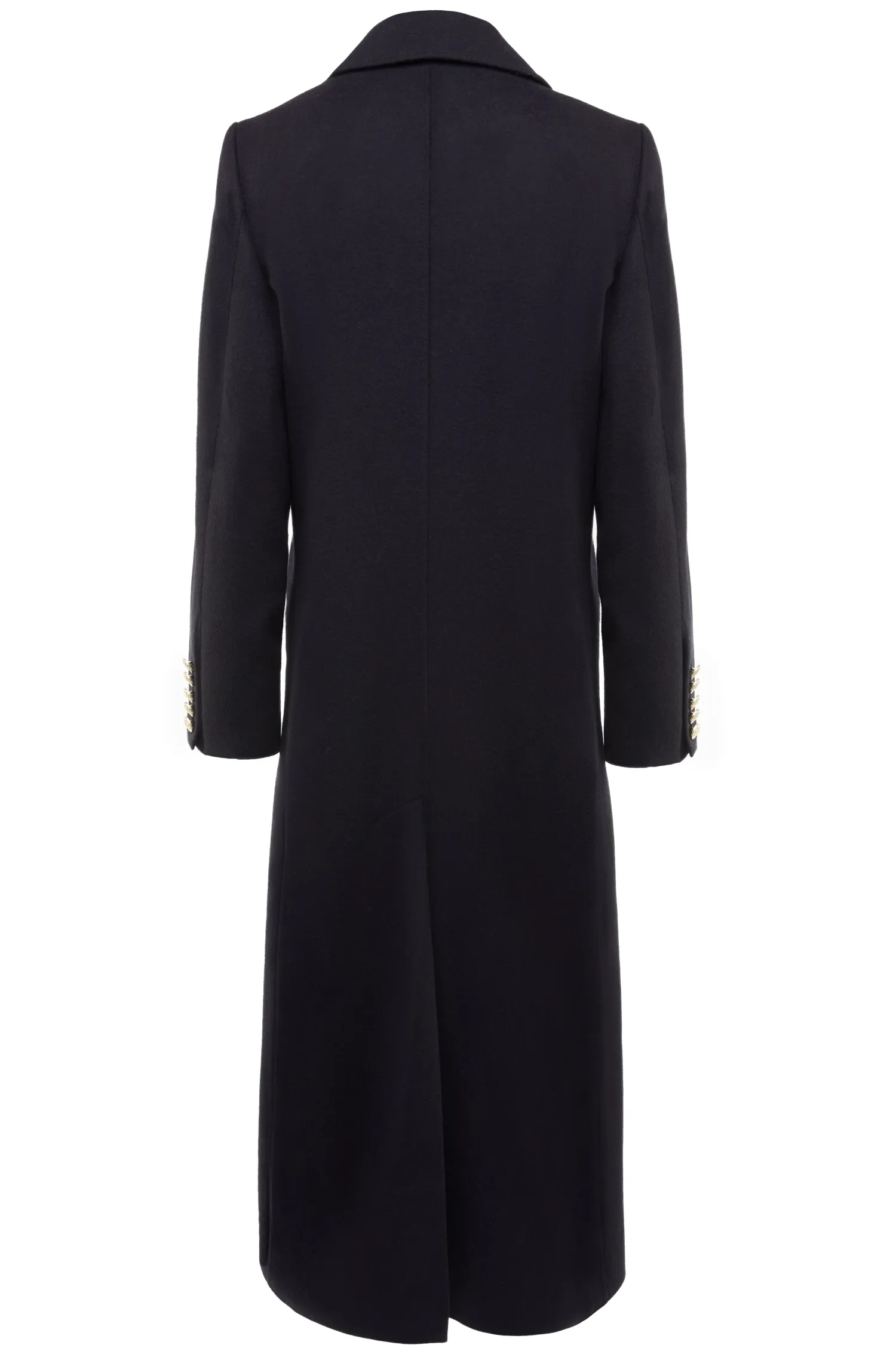 Discount Double Breasted Coat (Soft Black) Women Coats|Tailoring