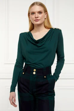 Fashion Ellen Top (Deep Emerald) Women Tops