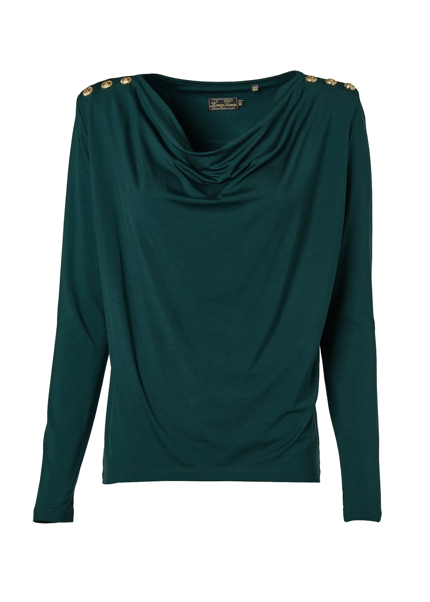 Fashion Ellen Top (Deep Emerald) Women Tops