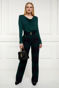 Fashion Ellen Top (Deep Emerald) Women Tops