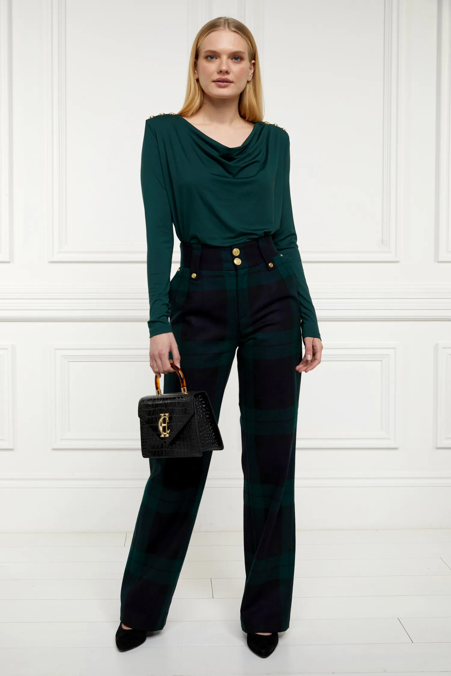 Fashion Ellen Top (Deep Emerald) Women Tops