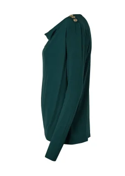 Fashion Ellen Top (Deep Emerald) Women Tops