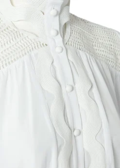 Fashion Featherton Lace Shirt Women Shirts & Blouses