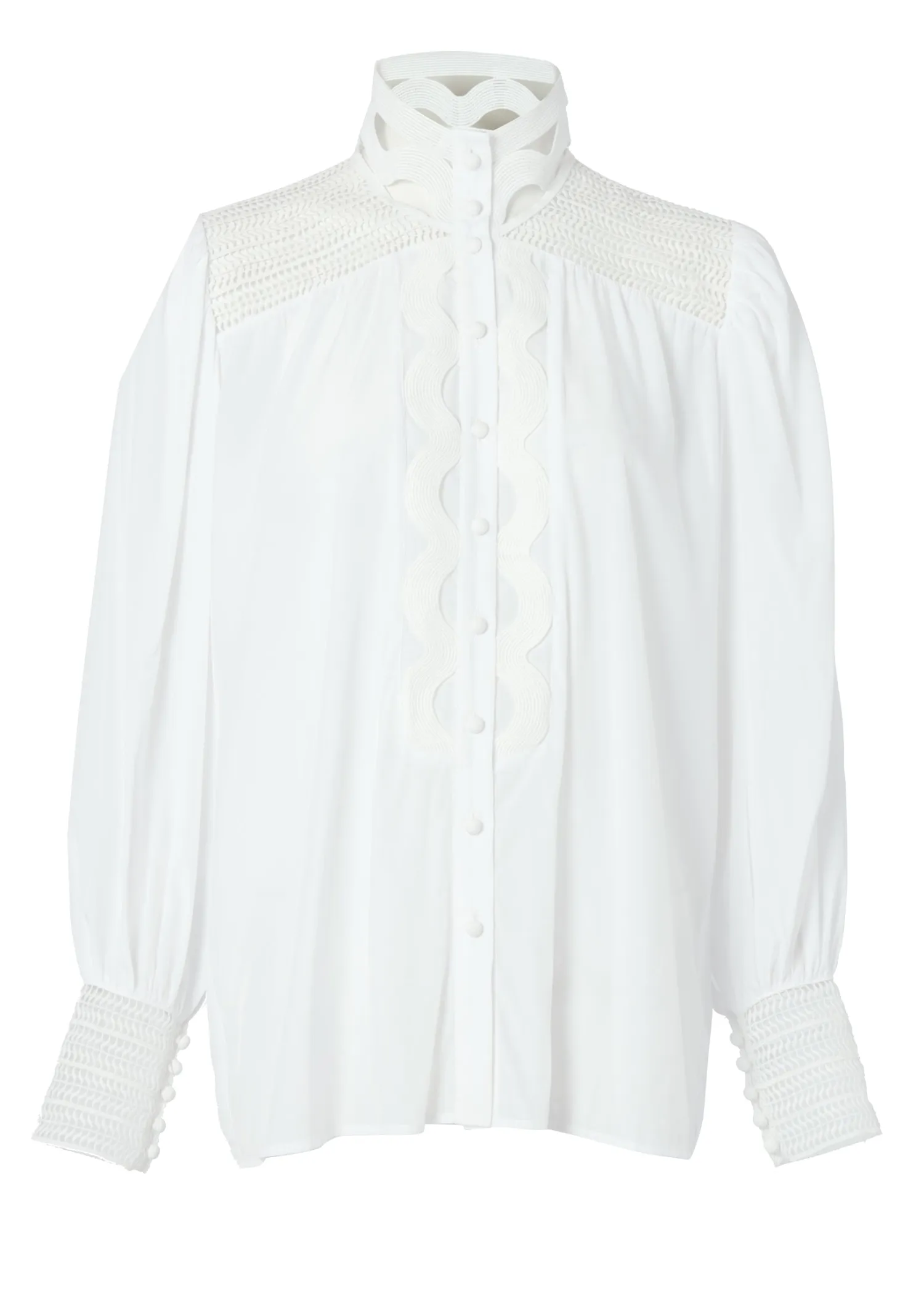 Fashion Featherton Lace Shirt Women Shirts & Blouses