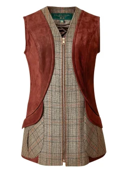 Online Field Vest (Bourbon Tweed) Women Gilets|Tailoring
