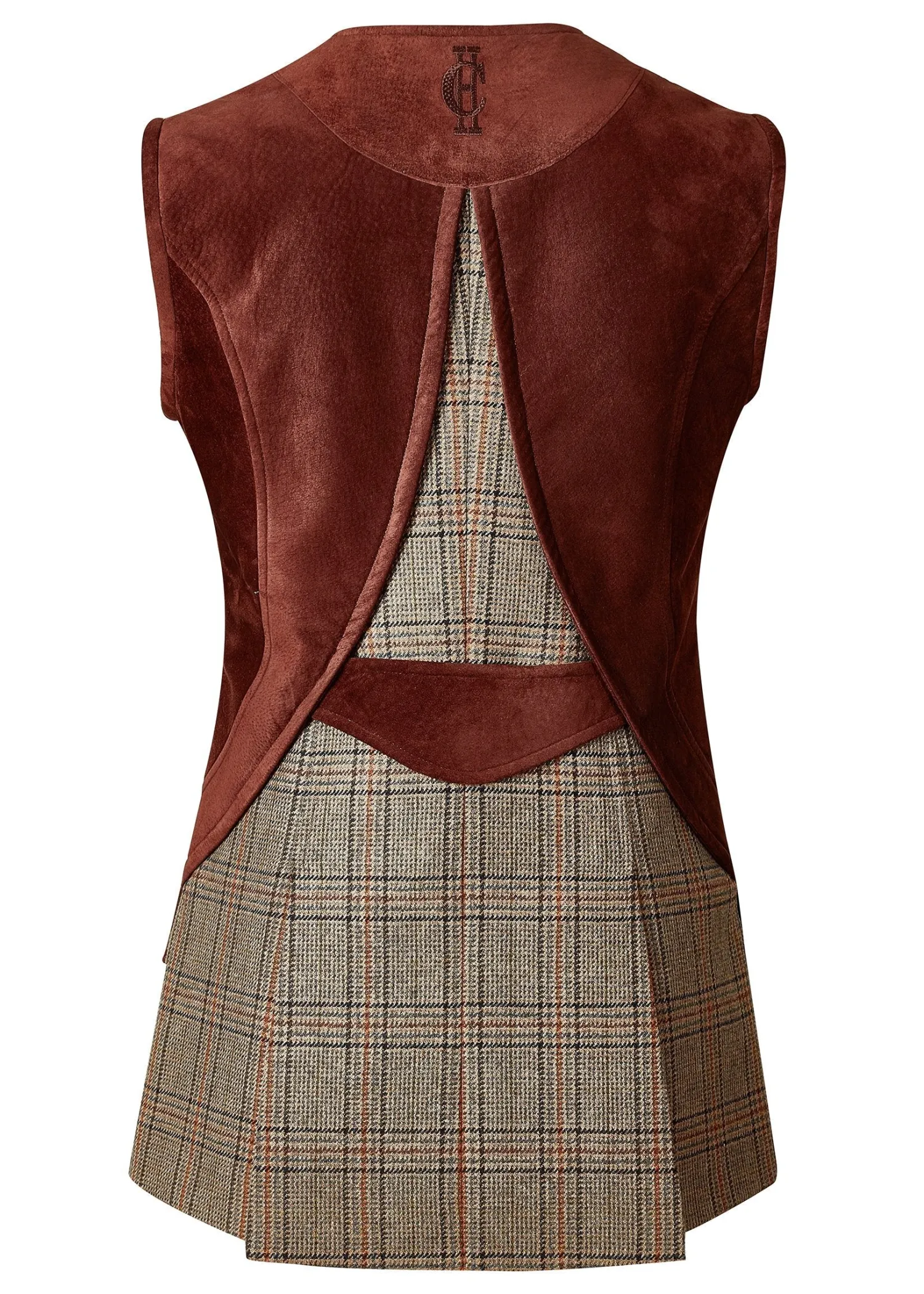 Online Field Vest (Bourbon Tweed) Women Gilets|Tailoring