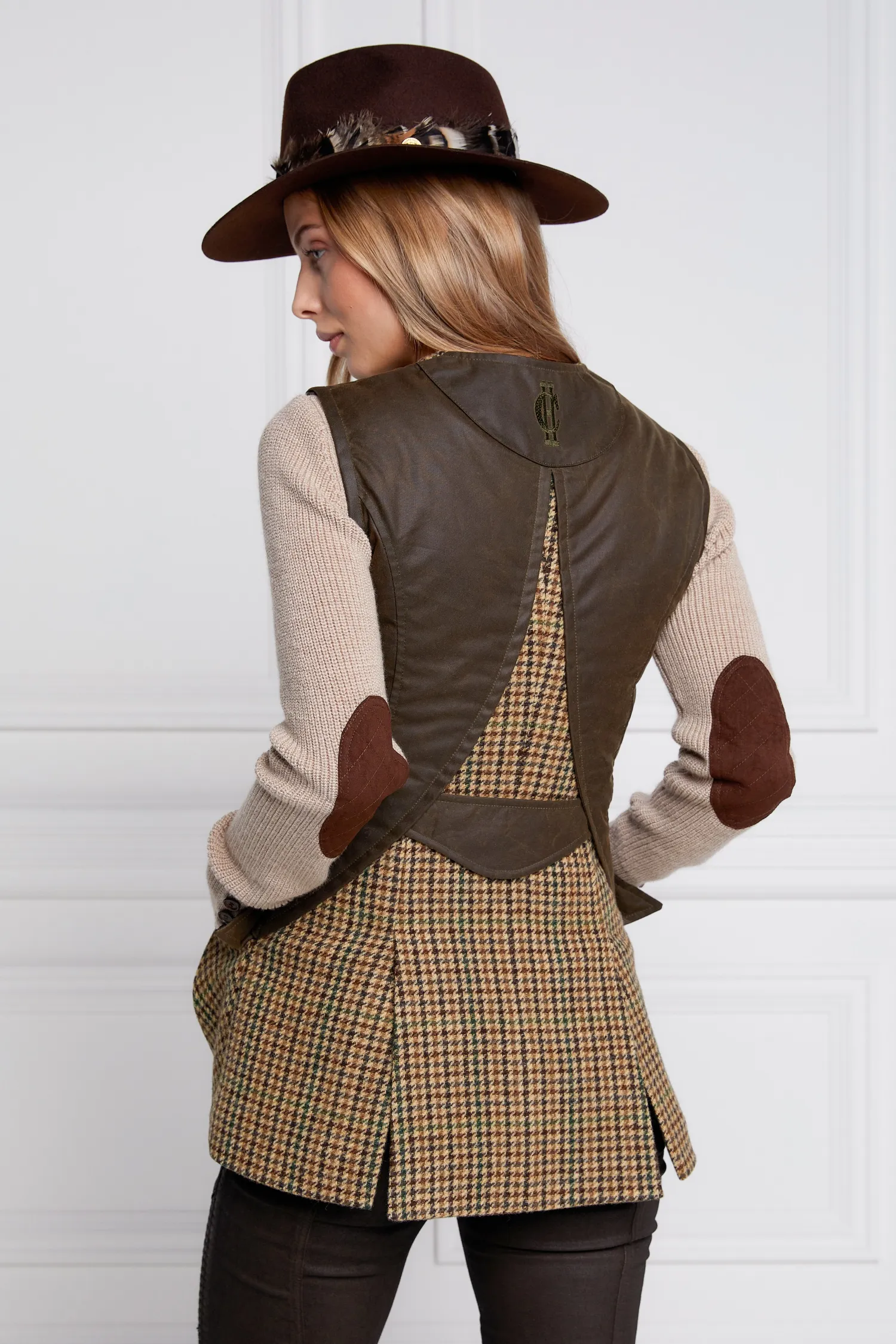 Best Field Vest (Hailes Green Tweed) Women Gilets