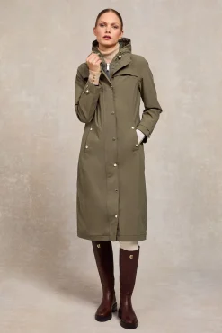 Hot Folgate Rain Coat (Soft Khaki) Women Coats