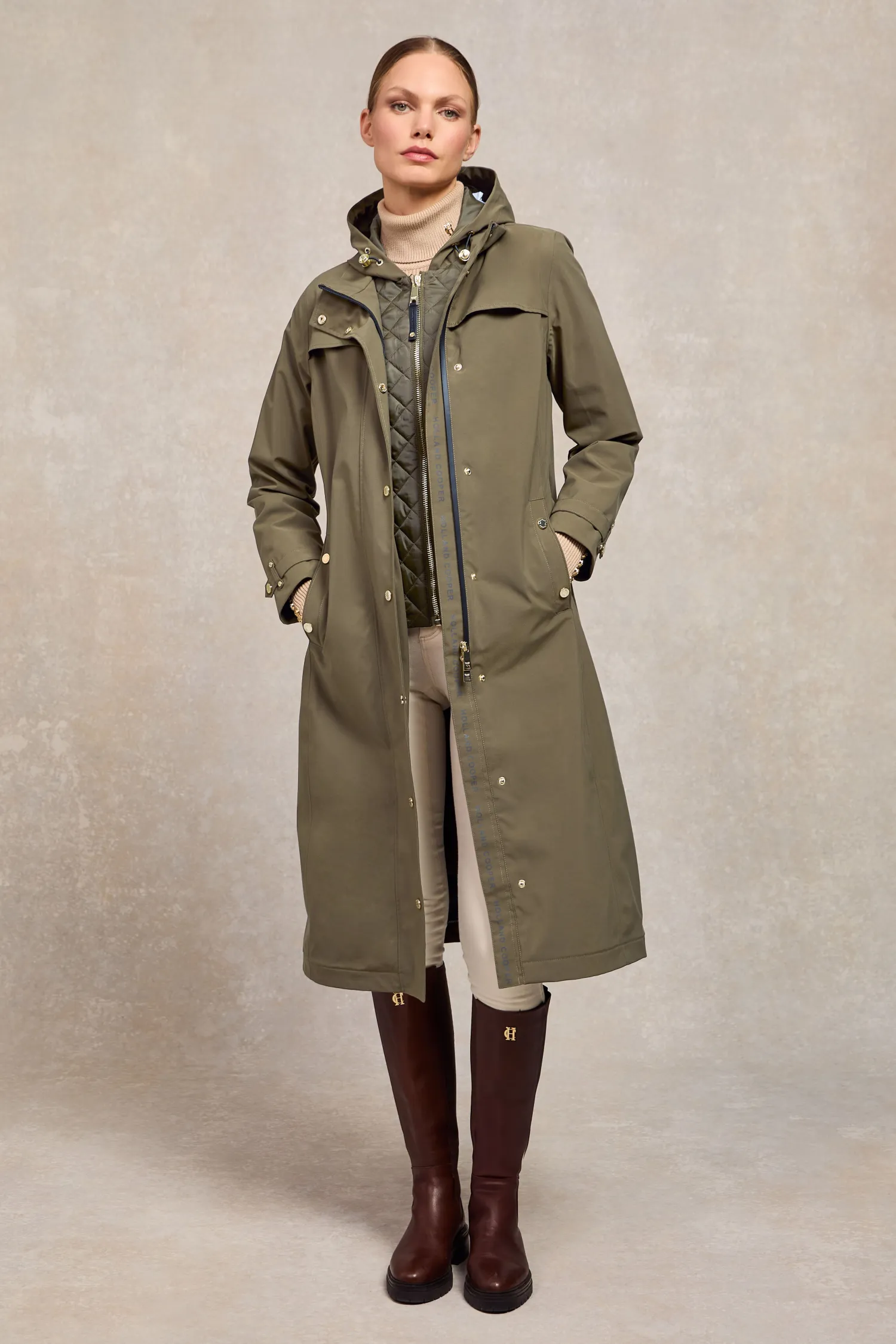 Hot Folgate Rain Coat (Soft Khaki) Women Coats