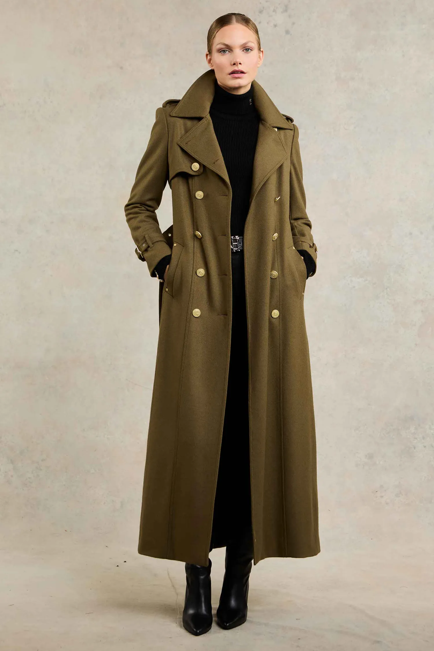 Fashion Full Length Chelsea Trench Coat Women Trench Coats|Coats
