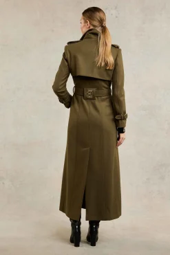 Fashion Full Length Chelsea Trench Coat Women Trench Coats|Coats