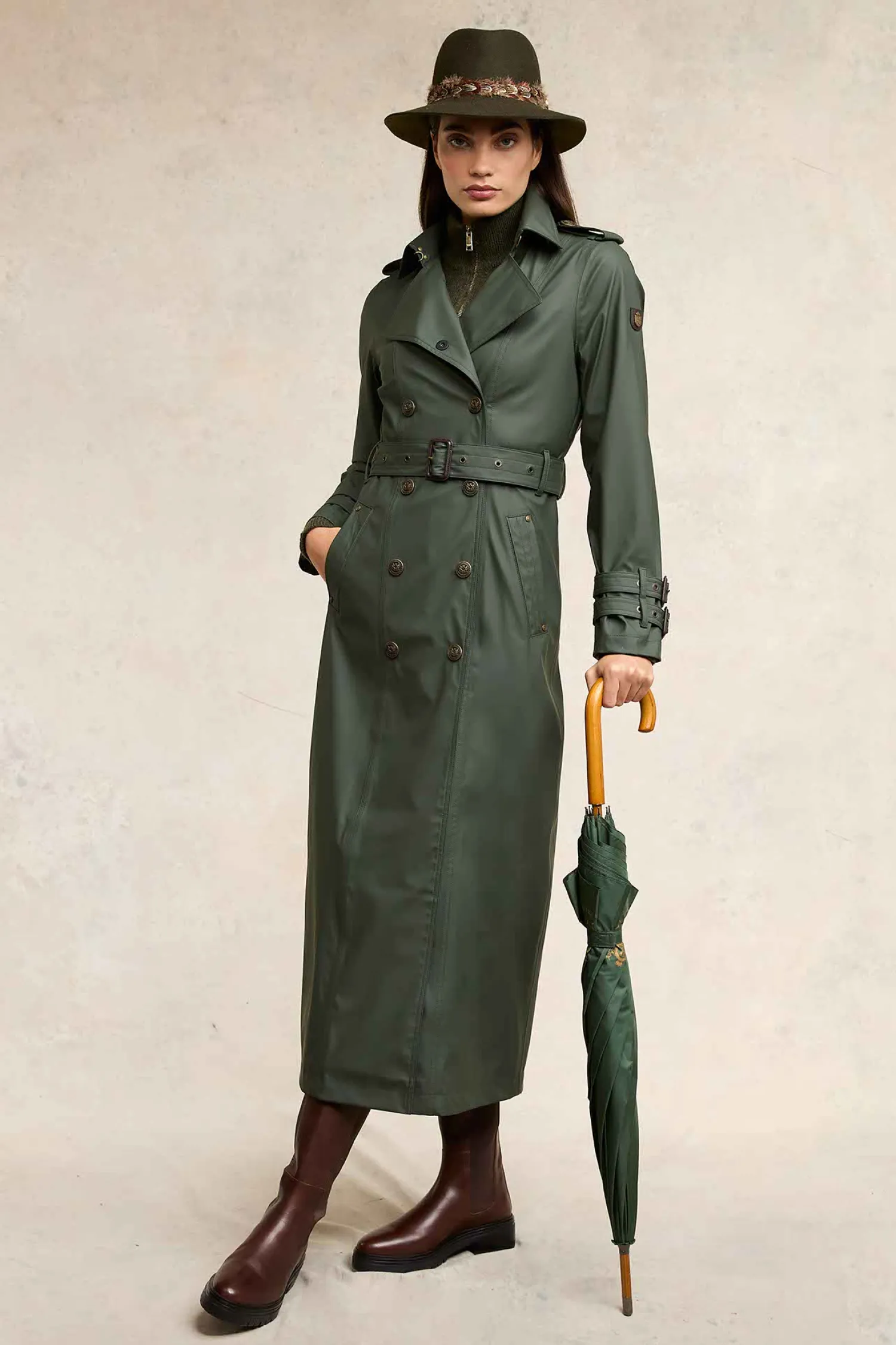 New Full Length Kendal Waterproof Trench Coat Women Trench Coats|Coats