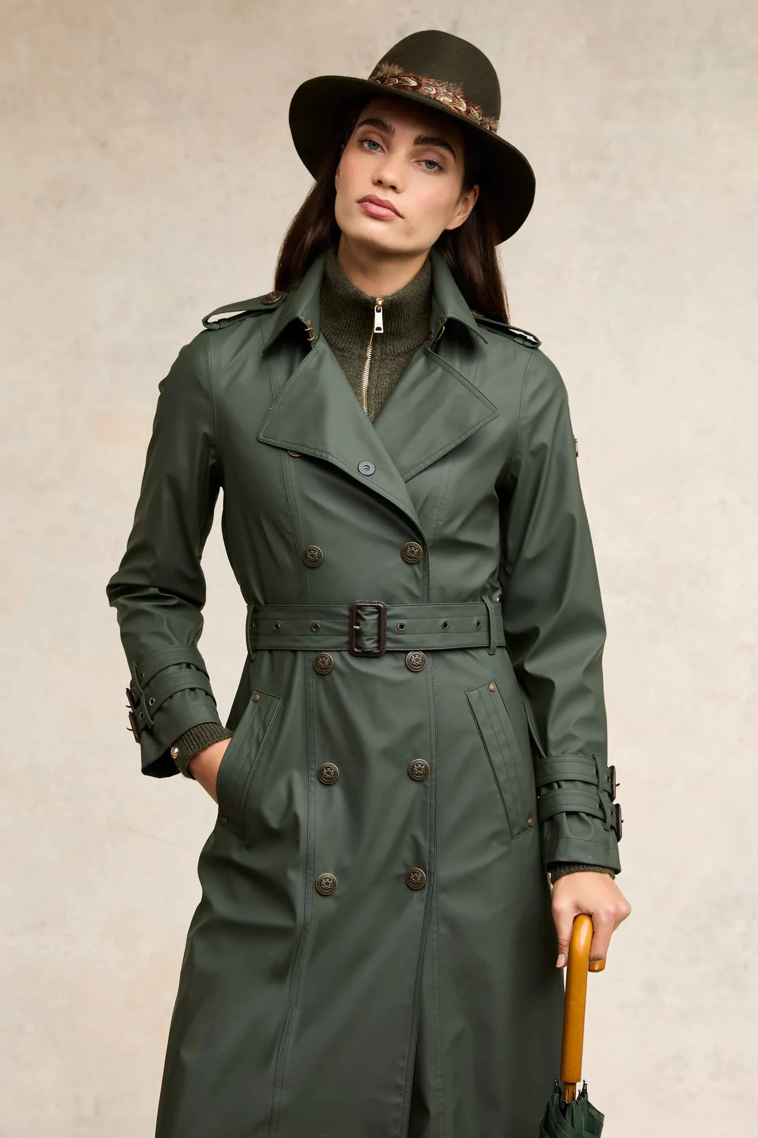 New Full Length Kendal Waterproof Trench Coat Women Trench Coats|Coats