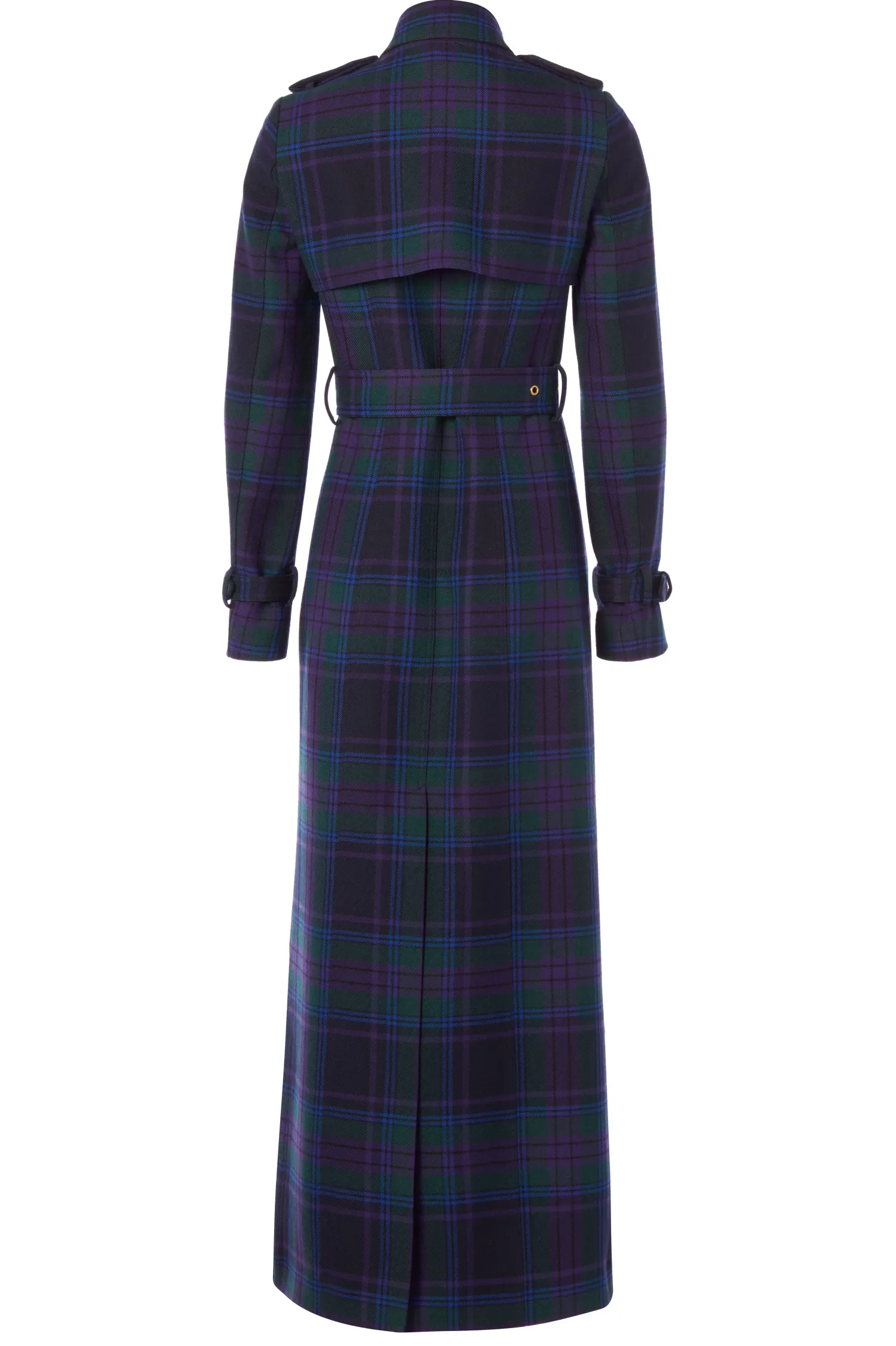 Sale Full Length Marlborough Trench Coat (Heather Tartan) Women Trench Coats|Coats