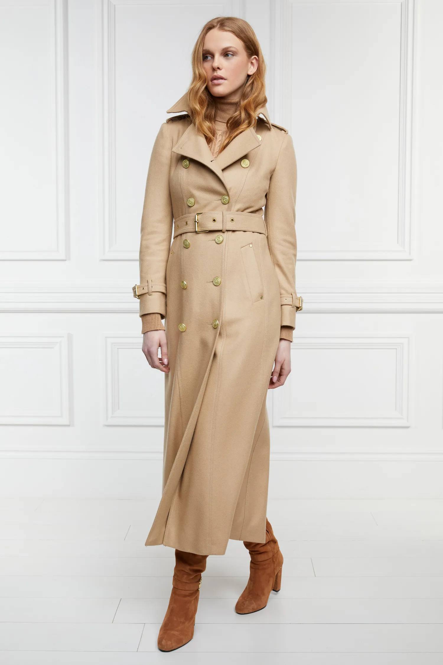 Best Full Length Marlborough Trench Coat Women Coats|Tailoring