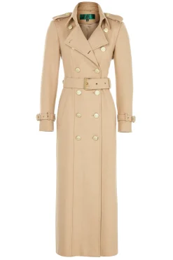 Best Full Length Marlborough Trench Coat Women Coats|Tailoring