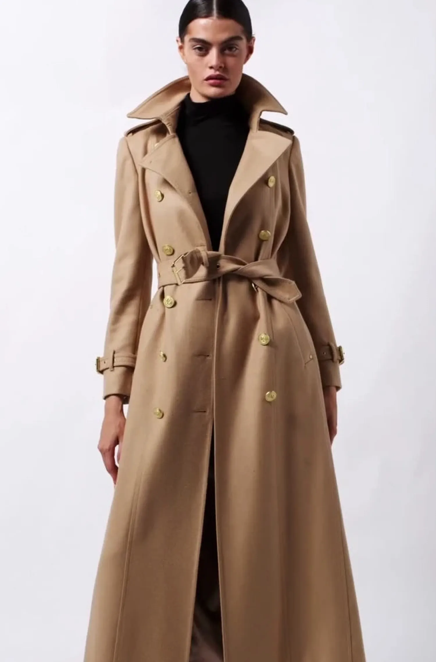 Best Full Length Marlborough Trench Coat Women Coats|Tailoring