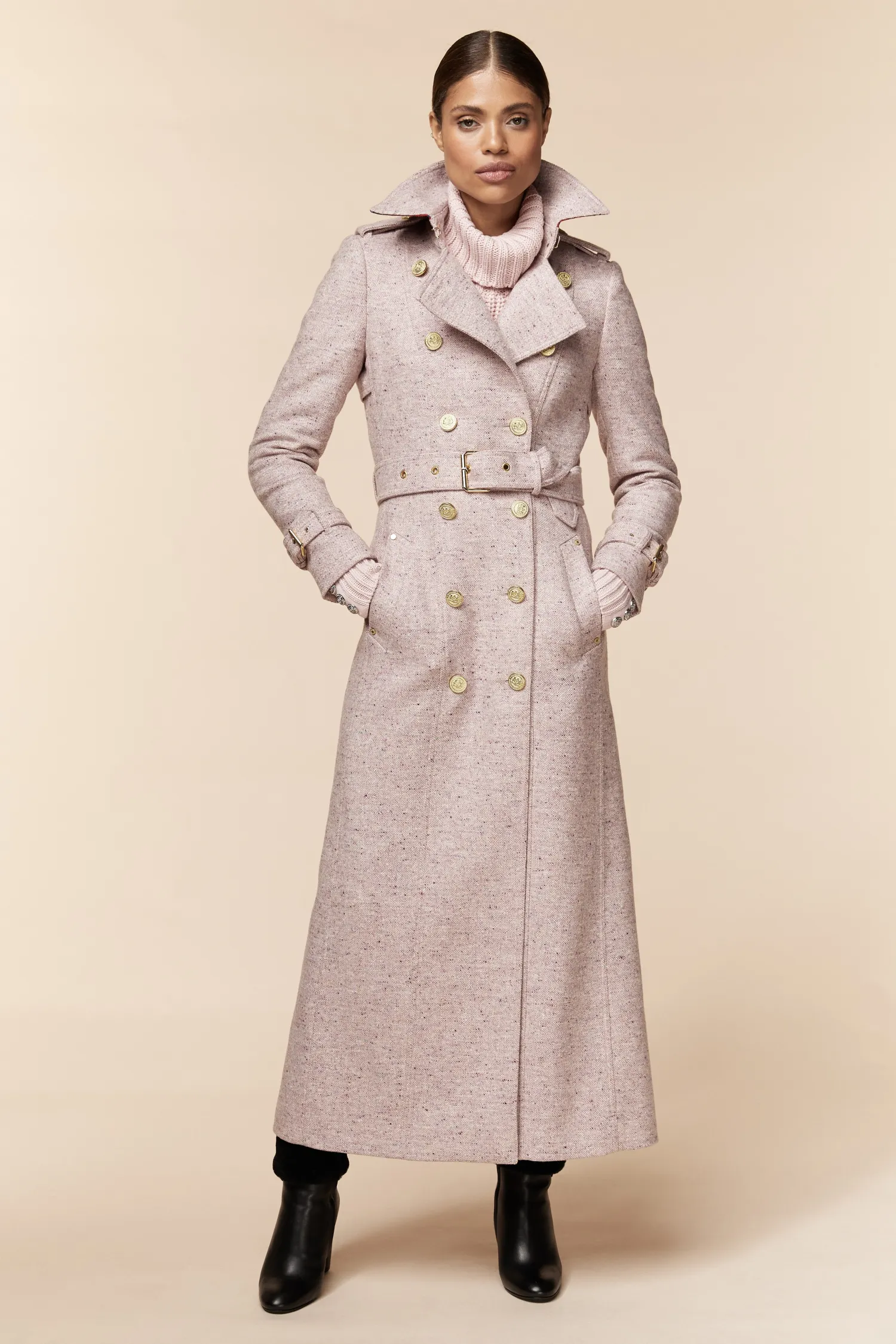 Online Full Length Marlborough Trench Coat (Anniversary Pink) Women Trench Coats|Coats