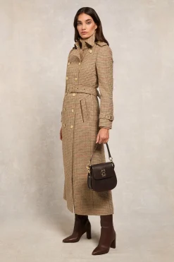 Clearance Full Length Marlborough Trench Coat (Charlton Tweed) Women Trench Coats|Tailoring