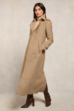 Clearance Full Length Marlborough Trench Coat (Charlton Tweed) Women Trench Coats|Tailoring