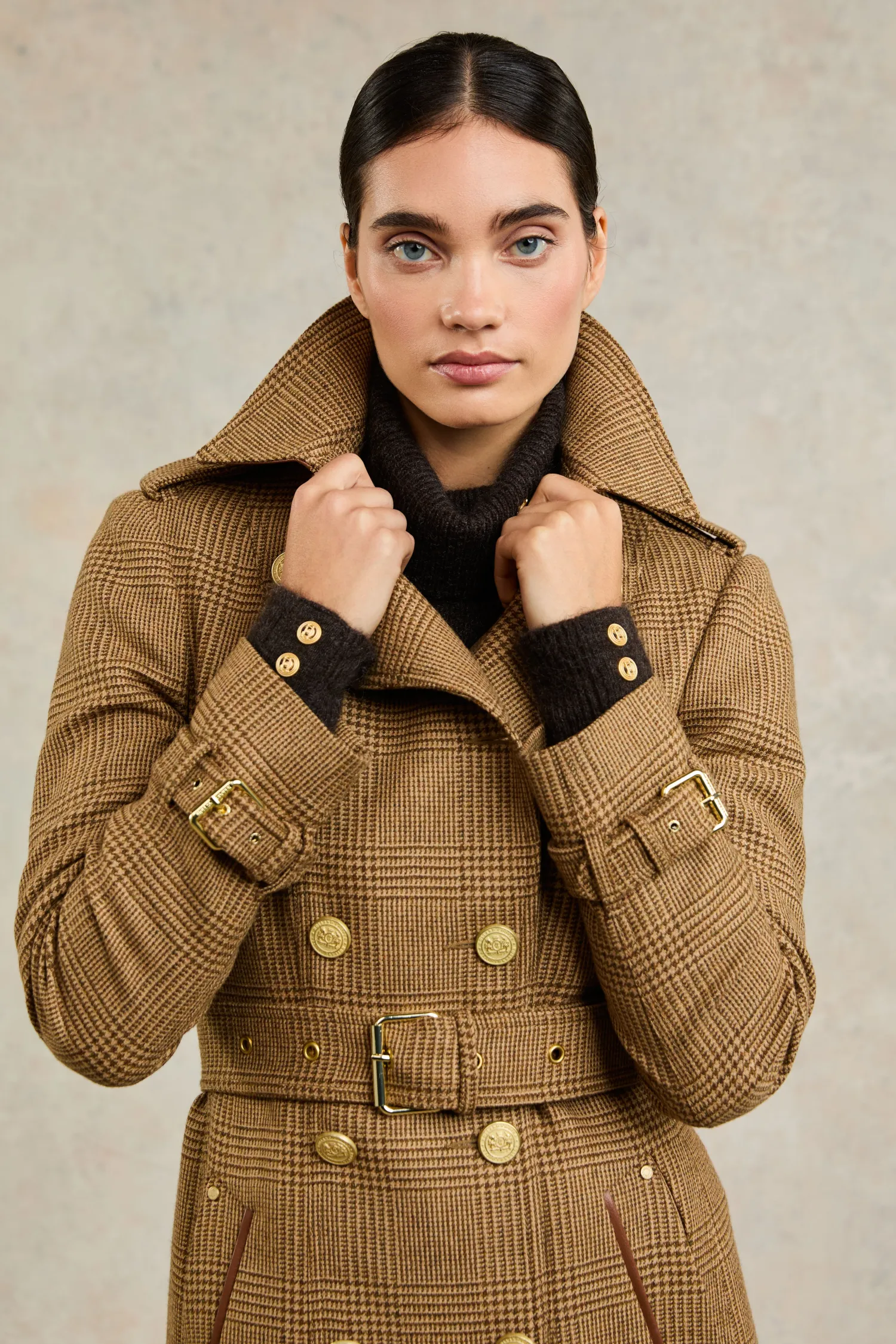 Fashion Full Length Marlborough Trench Coat Women Trench Coats|Coats