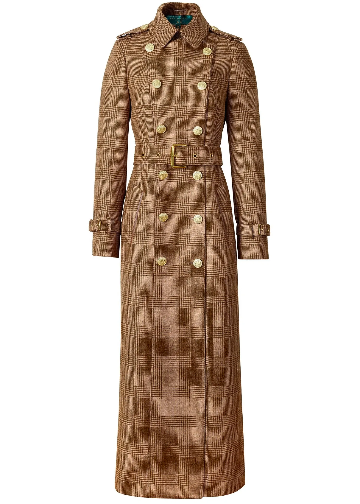 Fashion Full Length Marlborough Trench Coat Women Trench Coats|Coats