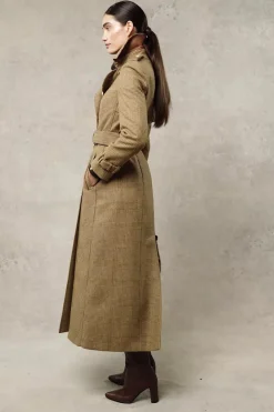 Fashion Full Length Marlborough Trench Coat Women Trench Coats|Coats